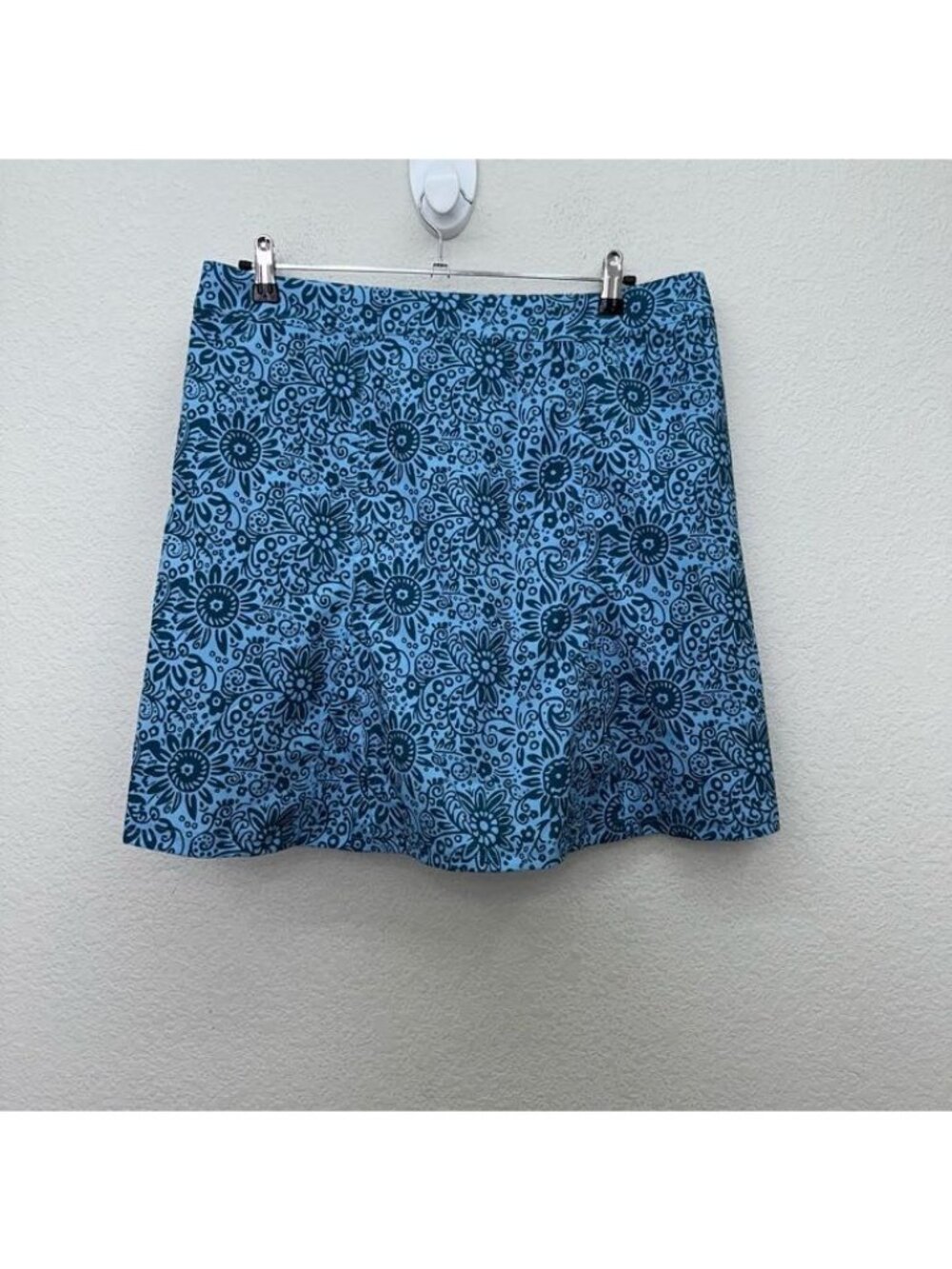 RipSkirt Pull on Tuscan Blues Performance Golf Tennis Skirt Womens sz Large NEW - Picture 4 of 8